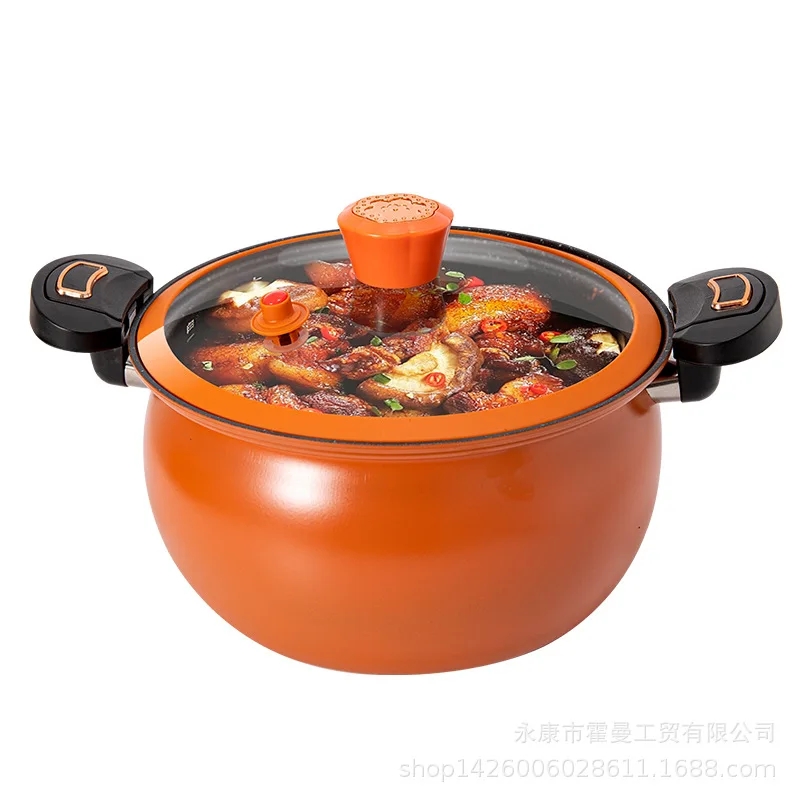 2022 Hot Trends Vacuum Stew Soup & Stock Pots With Lid Lock Stainless Steel Low Pressure Cooker