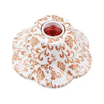 Custom Fashion Design Natural Outdoor Home Wall Lamp Holder Parts E27 LED Lamp Holders