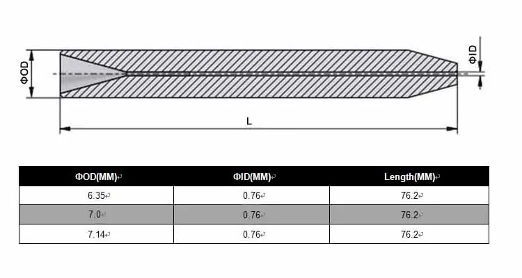Long Life time CNC waterjet cutting machine mixing tube Waterjet Spare Parts