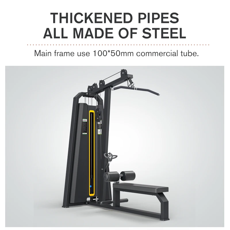 Hot sale high quality gym fitness equipment Lat Pull Down and low row