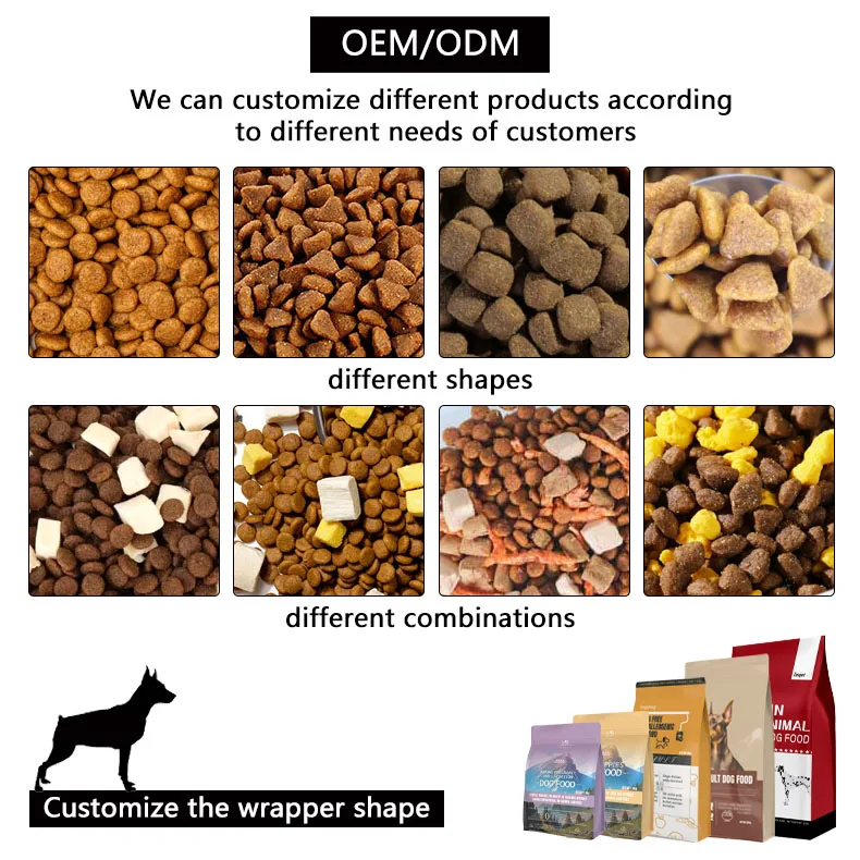 OEM ODM suckling period dog dry food Popular dog staple food high protein free grain pet food