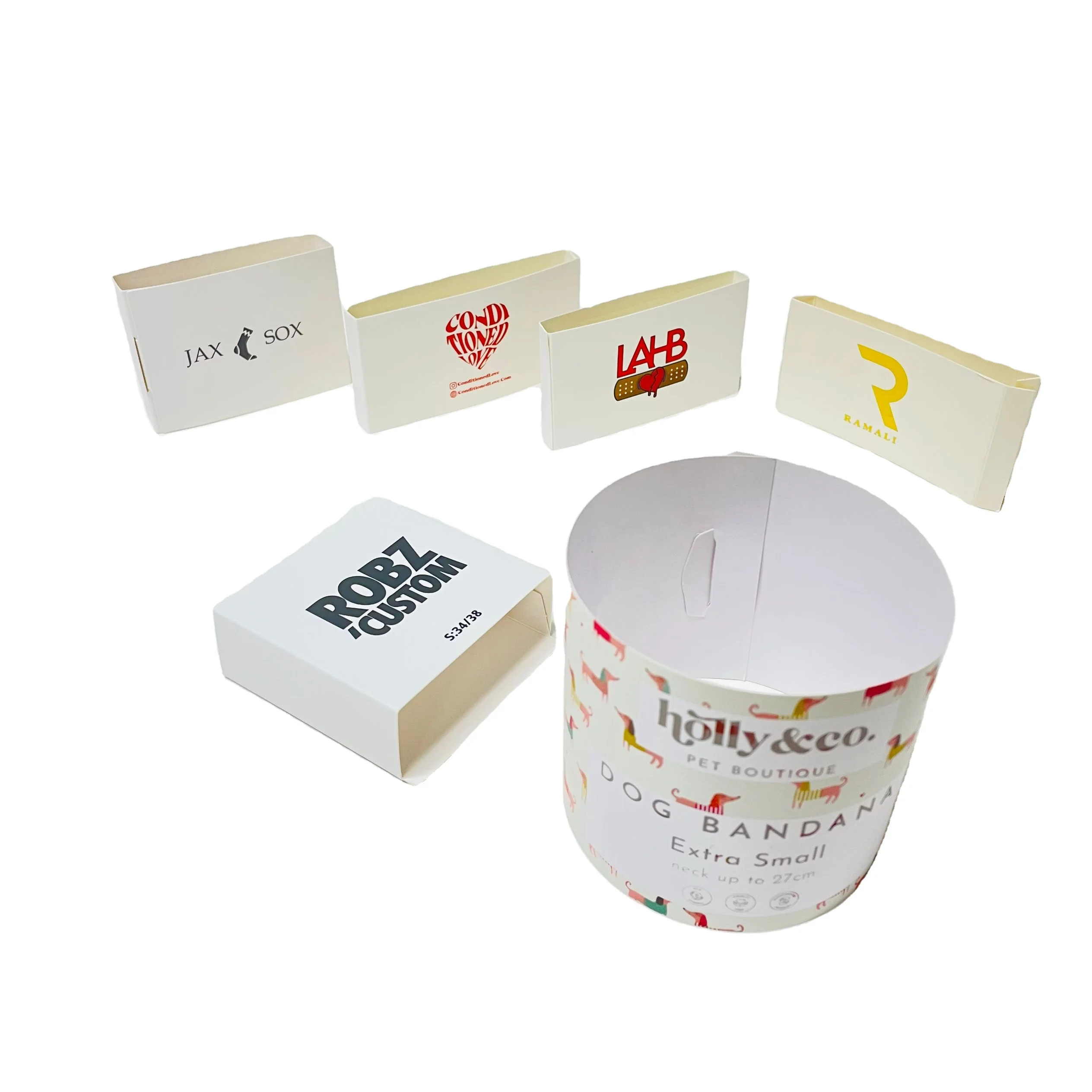 Customized Printed Logo Paper Cardboard Packaging Wrapping Card Custom Sock Sleeve