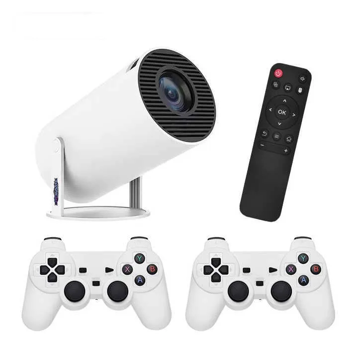 Игровой 3D проектор 2 в 1 F300 контроллер геймпад Android 11 5G WIfi домашний кинотеатр Открытый 4k Портативный мини-проектор M300 MAX