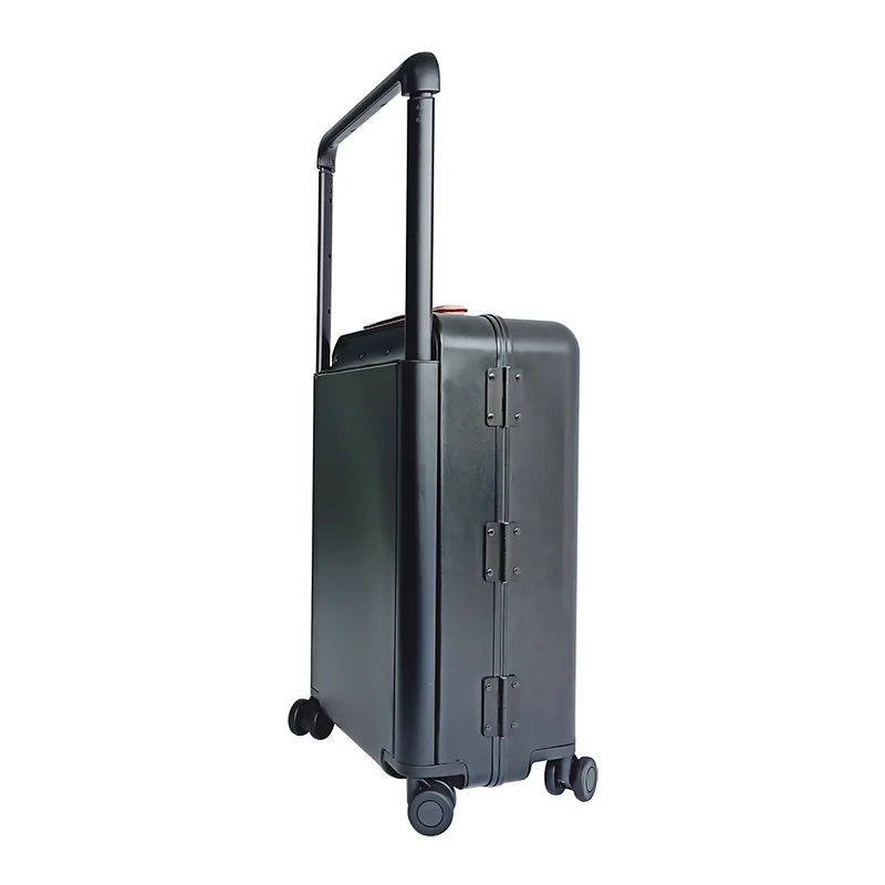 Manufacturer sells new design brand aluminum magnesium alloy luggage TSA lock high quality trolley travel luggage suitcase