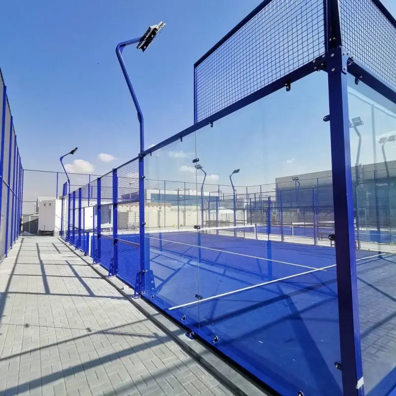 Black Green LED Light Sport Whole Set Customizable Steel Training Lamps Color Combo Origin Lanterns Paddle Court