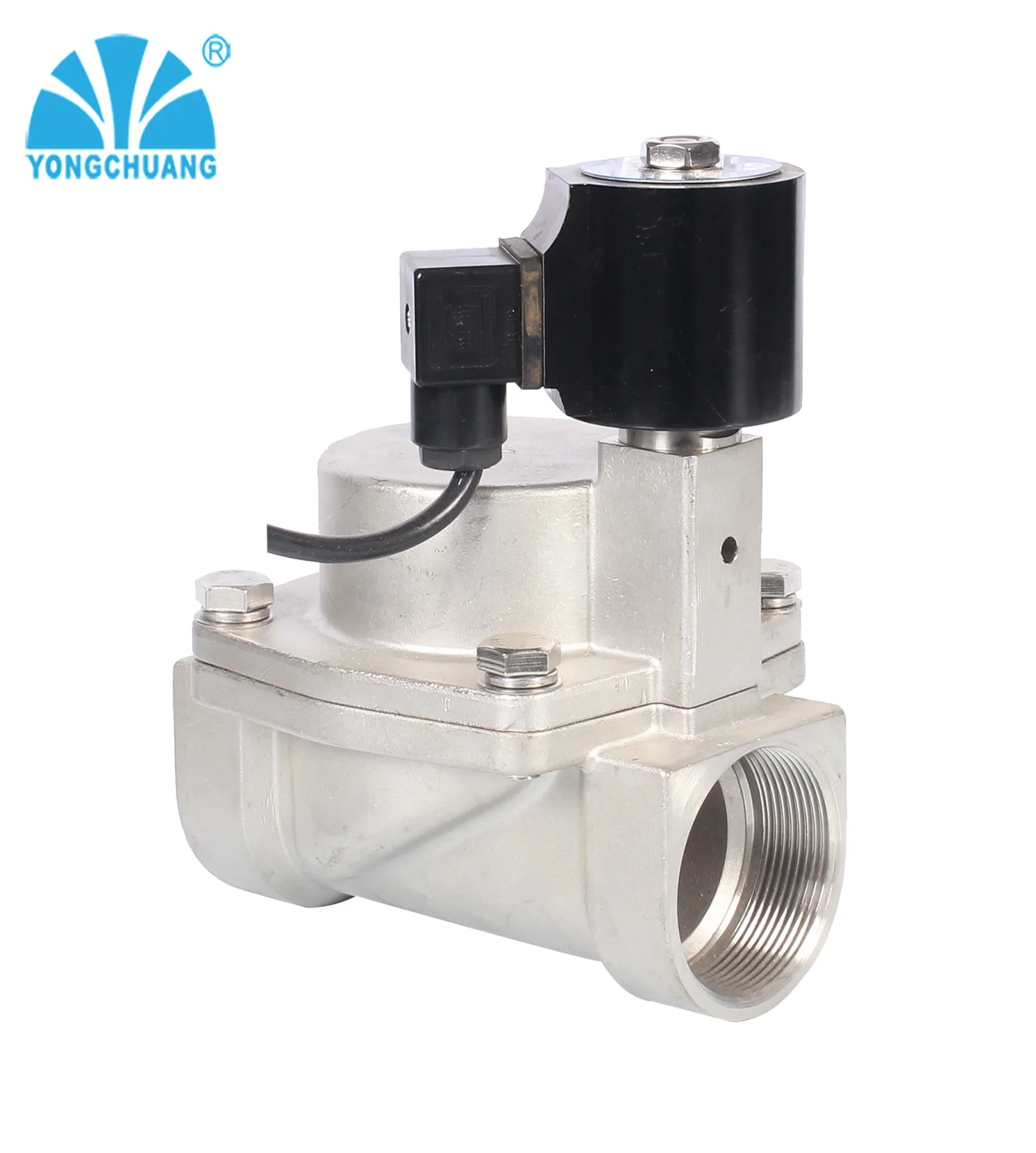 Yongchuang YCDF2 IP68 12v quick response 2 inch air blasting solenoid valve water 220v for fountain