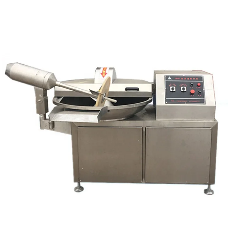 Commercial meat bowl cutting machine electric meat chopper plough mixer