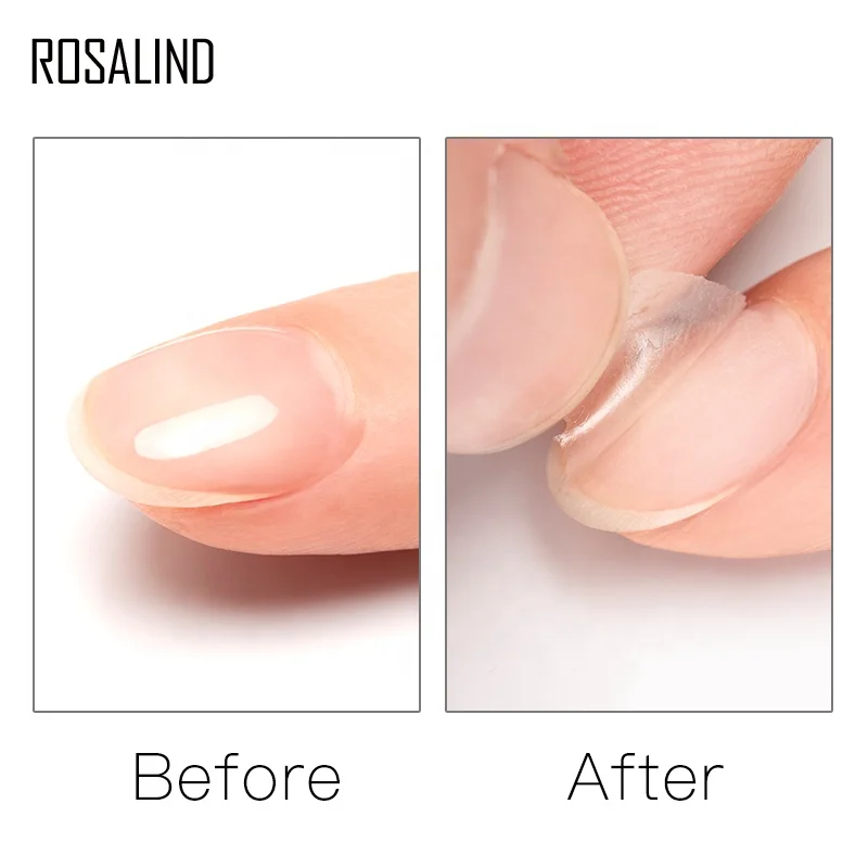 Rosalind nail supplies oem private label 7ml uv/led gel nail polish peel off base gel base coat gel polish for nail art salon