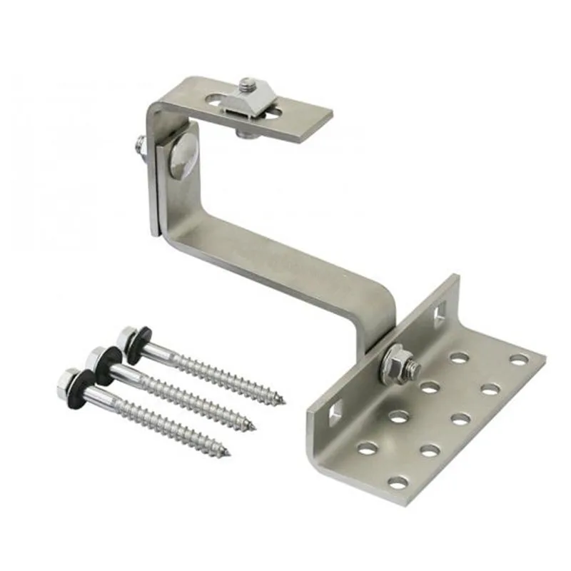 Оптовая продажа SS304 солнечная панель монтажная конструкция кронштейн Солнечная плитка крюк для крыши кирпичная каменная