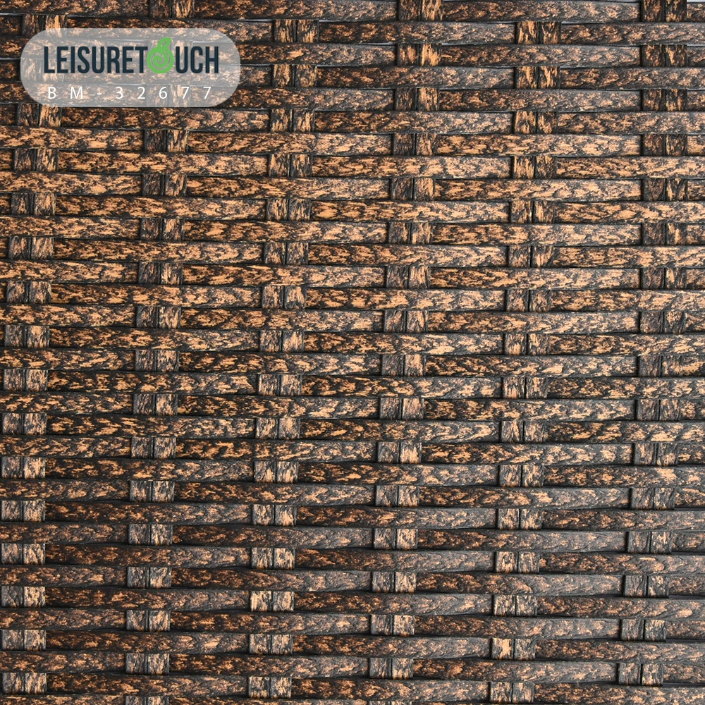 Furniture Material Manufacturers Flat Shape Waterproof Garden Chair Stools Outdoor Plastic Rattan