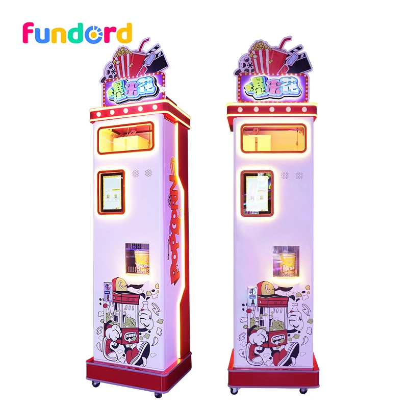 Fundord Selling Snack Food Vending Machine Automatic Visualization window Popcorn vending machine Makers For Sale
