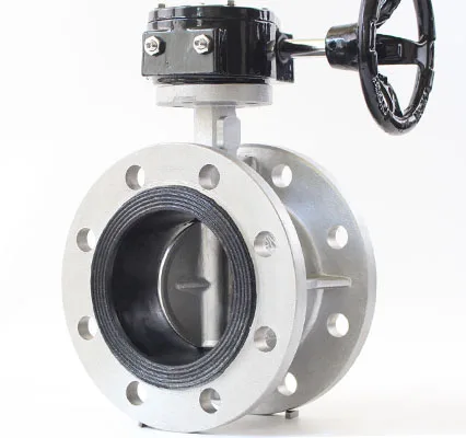 Высококачественный DN50-300 WCB клапан-бабочка турбины PTFE резиновый фланец вафельный Клапан-Бабочка