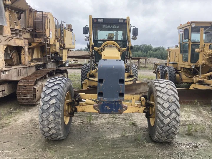 used motor grader KOMATSU 655 original Japan in good condition with cheap price Excellent performance