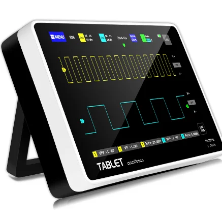 FNIRSI 1013D Digital Oscilloscope 100MHz 2Channels 1GSa/s Real Time sample rate USB host and device connectivity 7 Inch