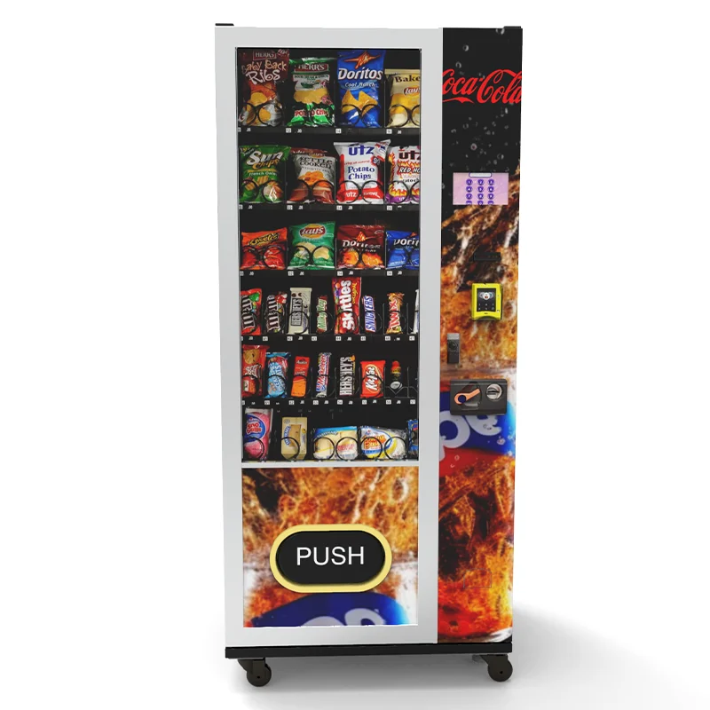 Electronic Touch Screen Vending Machine Pizza Vending Machines Made in China