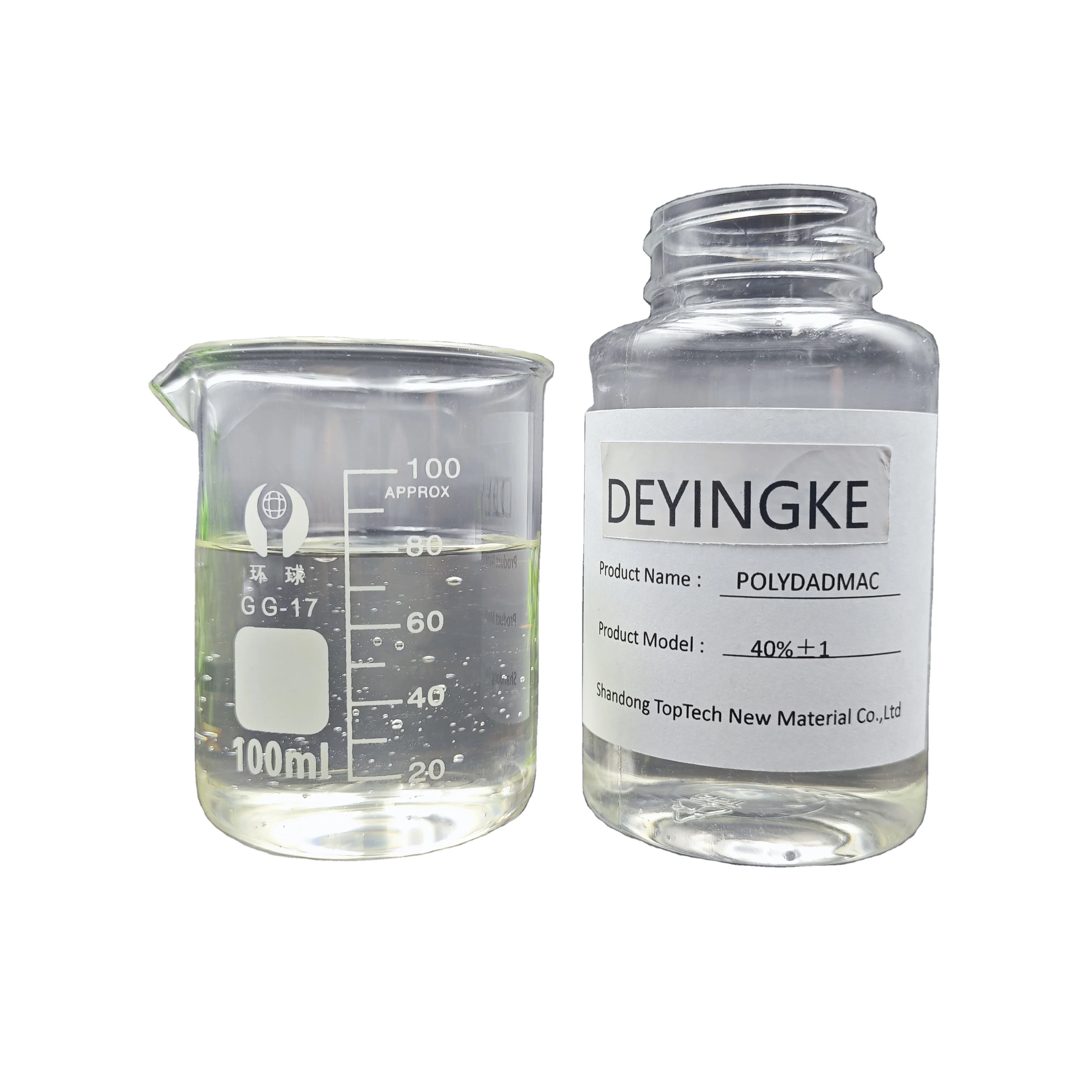 Water Treatment Chemicals Cationic Polymer Polydadmac Non Flammable Non Pollution Poly Dadmac