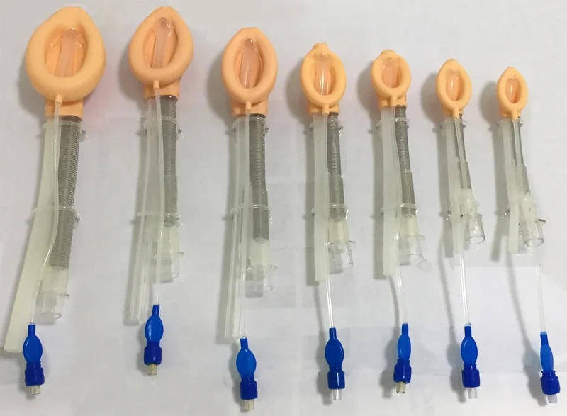 China manufacturer disposable medical silicone double lumen laryngeal mask airway