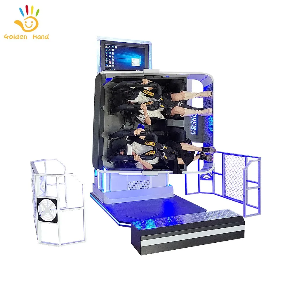 Second Hand Console Vr Outdoor 360 Rotating Helicopter Vr Game Machine Vr Double Egg Game Machine