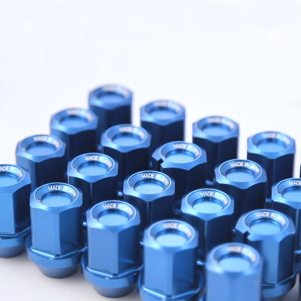 
Customized CNC machining M12 X P1.5 Car Racing Lug Wheel NutsCar-Anti-theft-6061 Aluminum Alloy Wheel Lock Nuts 