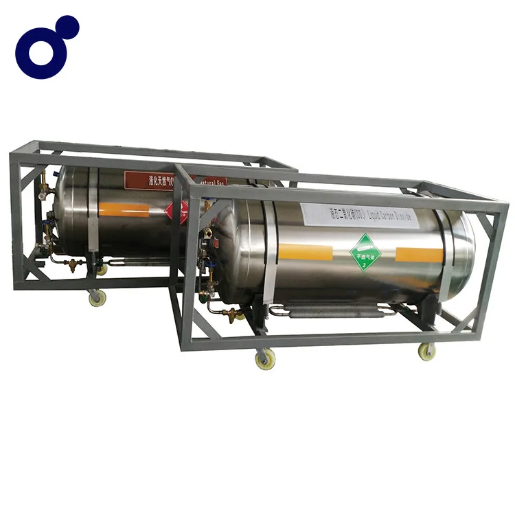 
500L Cryogenic LNG Liquefied Natural gas Dewar storage container tank for vehicle and car 