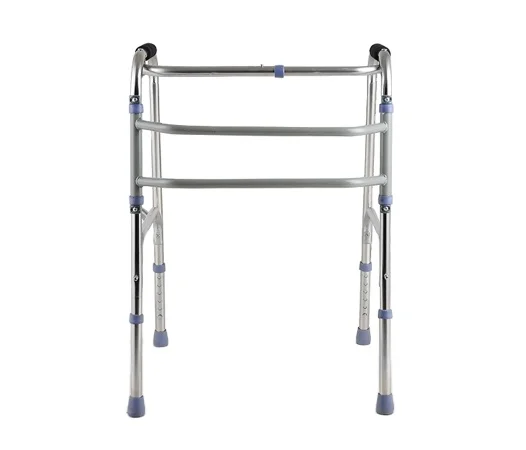 Walking aid for the elderly foldable rehabilitation patient walking aid four corner crutch belt wheel walking aid