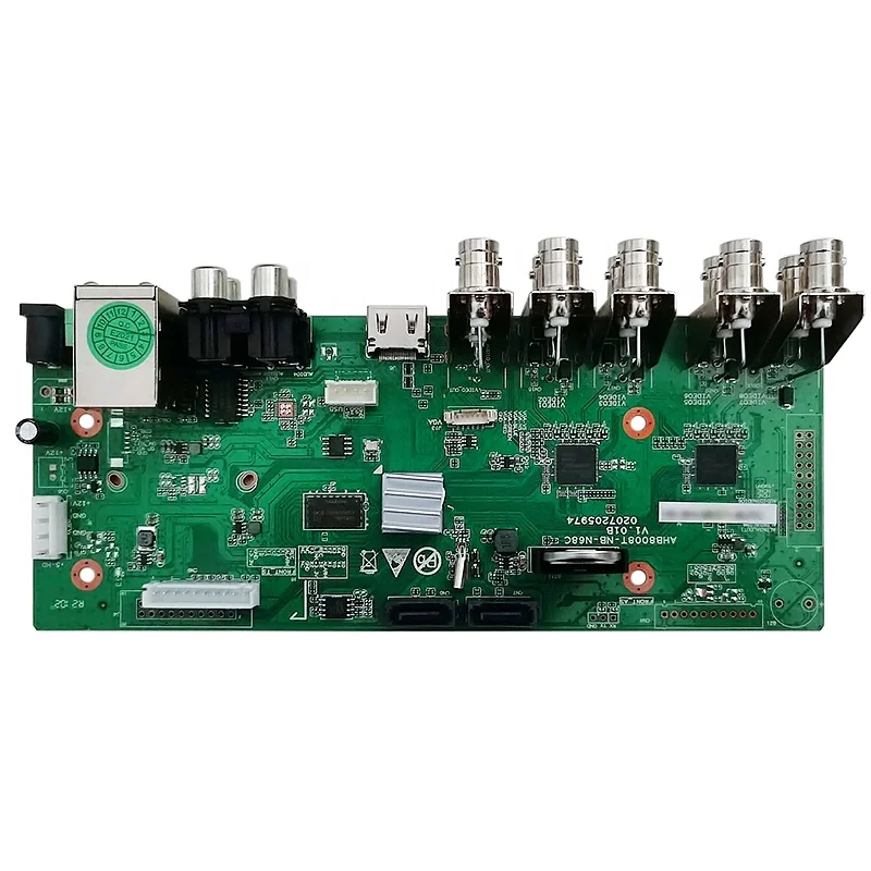 DVR Mainboard Chip LY7008-1080N  XMeye  Software 8channel Coaxial AHD DVR Support IP Video Mode Input