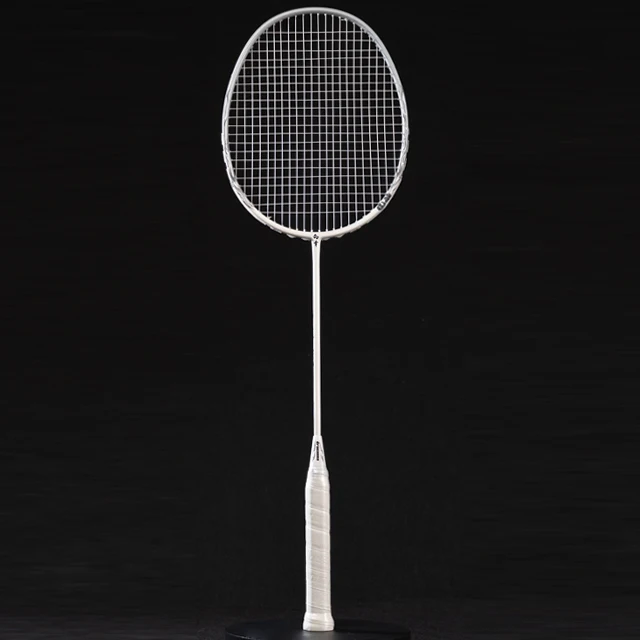 Full carbon with wood handle 4U 22~30LBS  badminton rackets