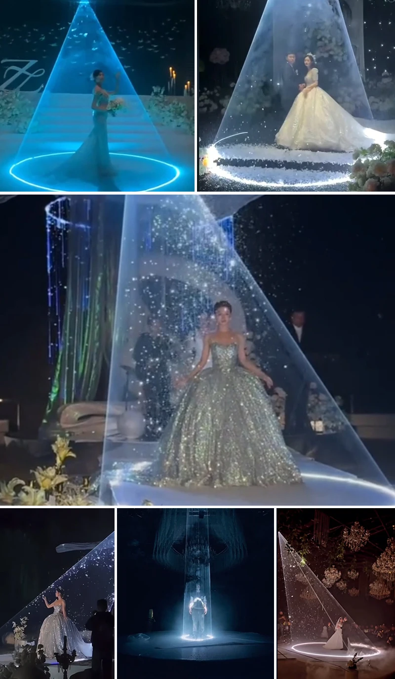 Wedding Laser Light 1W 3W 5W 10w Rgb ILDA Lazer Wedding Light Show And Snowflakes Machine Stage Laser Light For Wedding