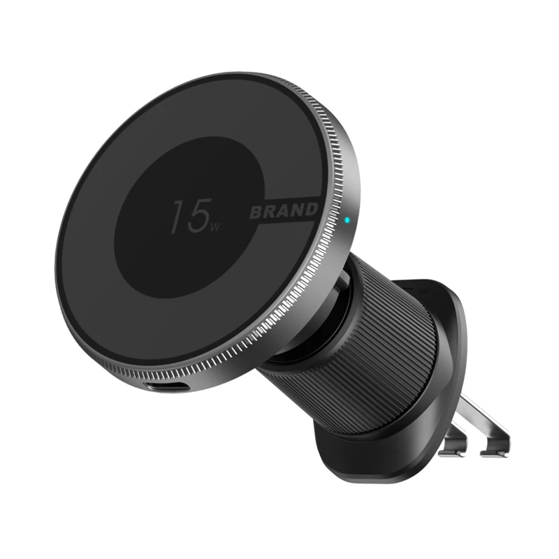 OEM Smart 15W Wireless Car Charger Mount Air Vent Magnetic Phone Holder for IPhone 12 13 14 15 16