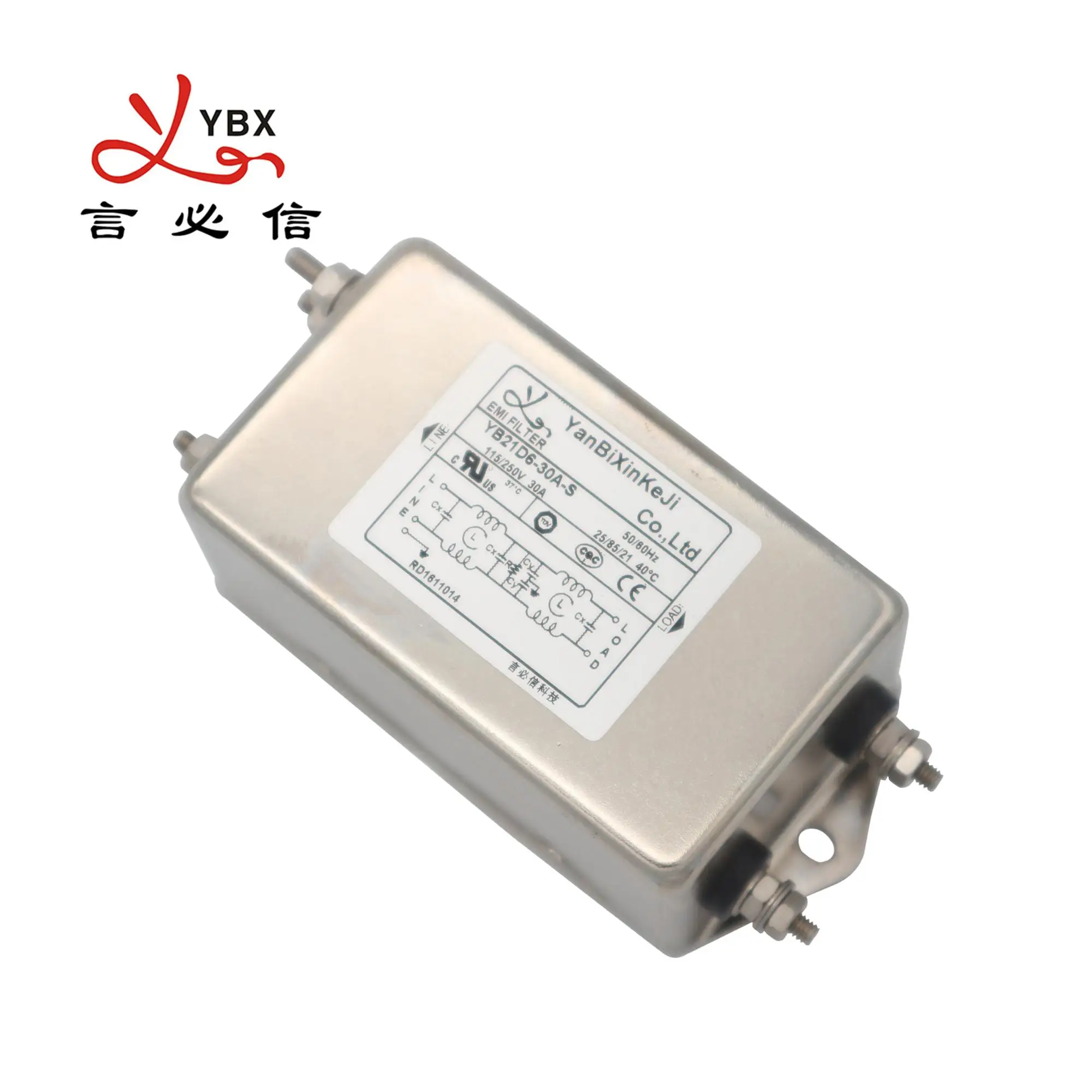 YBX High Performance Dc Power Filter Line EMI Filter Noise Suppression Filter