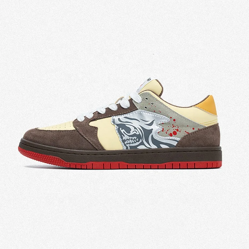 Double Lucky Zapatos Personalizados Custom Logo  Fashion  Sneakers Design Casual Custom Artwear  Maker Street Skateboard Shoes