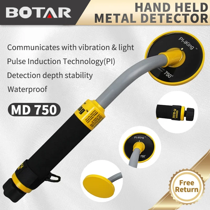 BOTAR MD-750 Industrial 30M Waterproof Depth Gold Diamond Underwater Metal Detector Profesional