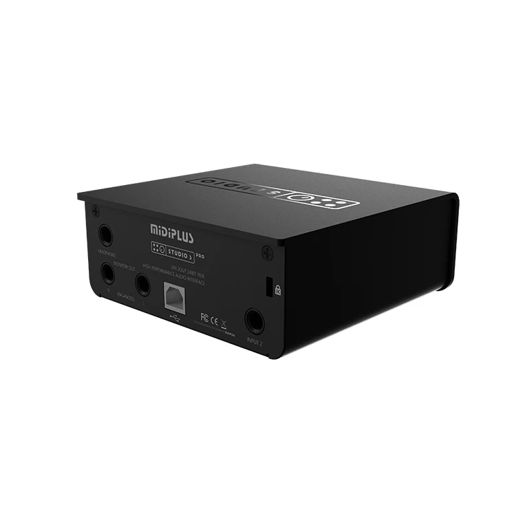 MIDIPLUS Studio S pro OTG High-End Professional Usb Audio Interface 24-Bit/192Khz Hd Recording Studio-Grade Sound Quality
