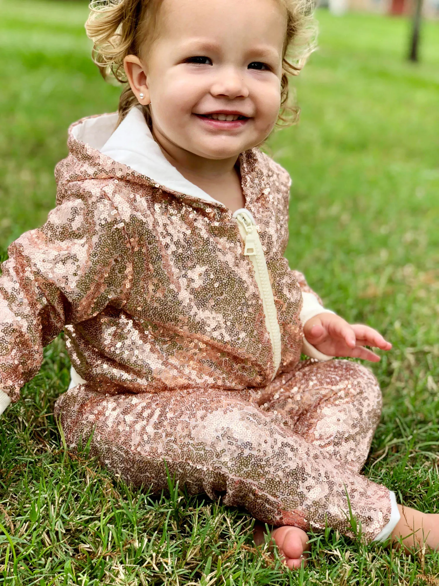 Custom Varsity Cute Sparkly Baby Clothes For Girls Designer Long Sleeve Coat Interesting Festival Kids Colourful Glitzy Jacket
