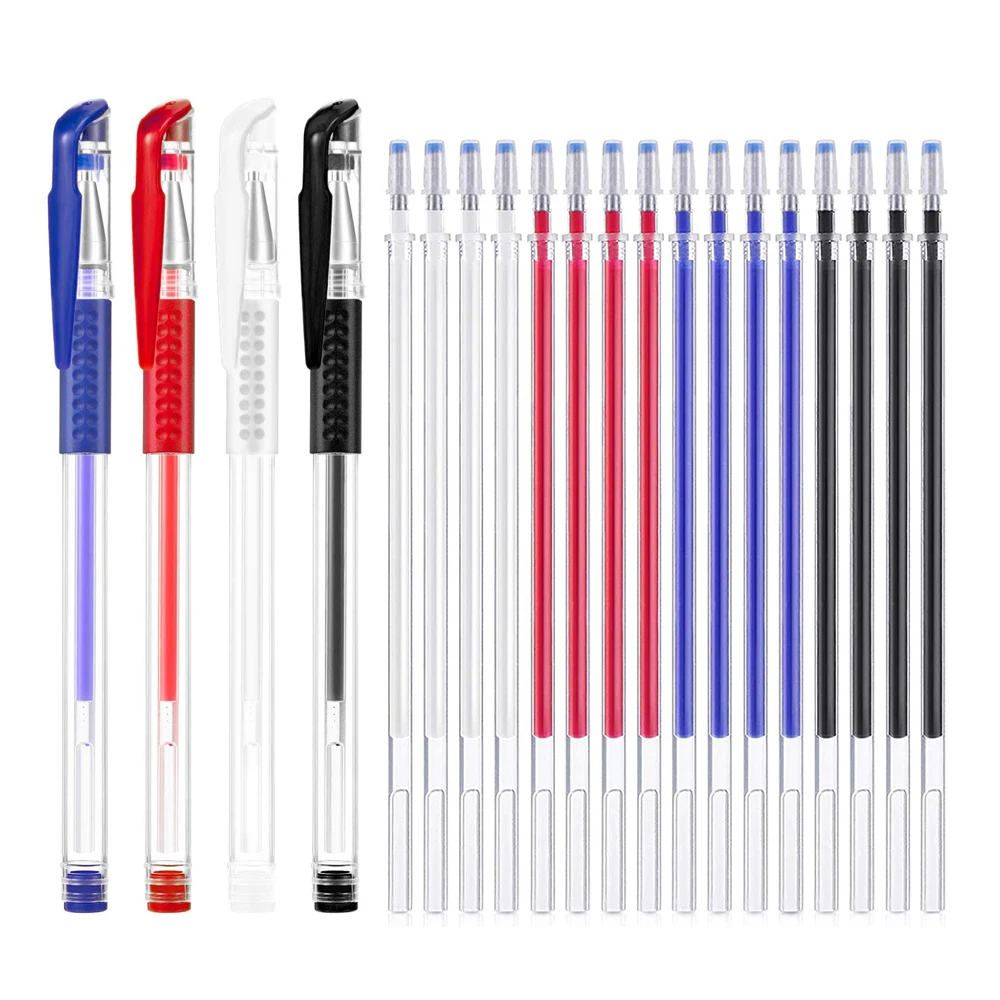 1pc Heat Erasable Pens for Fabric with 10 Refills Fabric Markers for Quilting Sewing DIY Dressmaking Fabrics Tailors Chalk