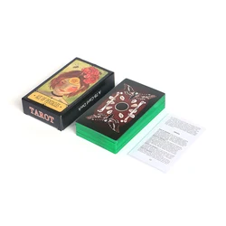 Factory Tarot Cards Custom Printing Cheap 12*7CM Big Tarot CardsWith Guidebook High Quality Divination Rider Classic Tarot