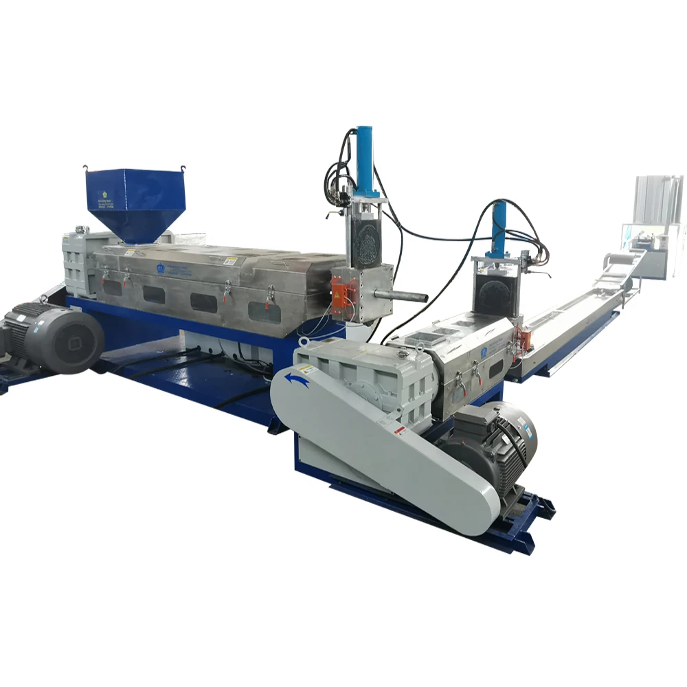 Multi Stage Plastic Recycling Granulator Price Customized Pp Pe HDPE LDPE ABS flakes scrap Pelletizing Line