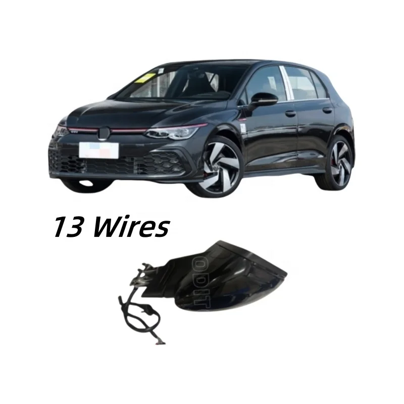 Новое Автомобильное Зеркало для vw golf 8 mk gti OE 5HG857507C 5HG857508C 13-контактное боковое зеркало