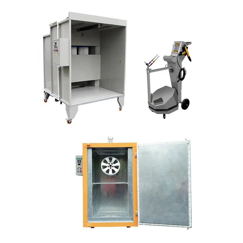 
Batch Small Scale Powder Coating Equipment for car rim 