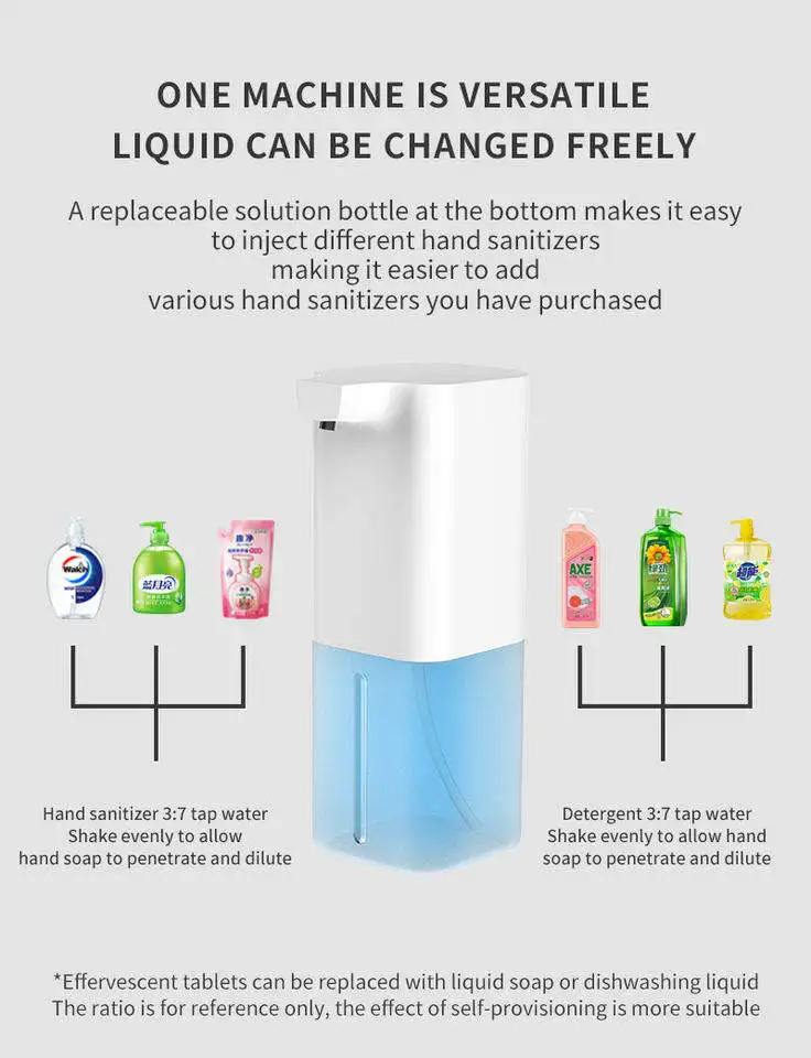 Automatic Infrared Sensor Soap Dispenser Foam Rechargeable Mousse