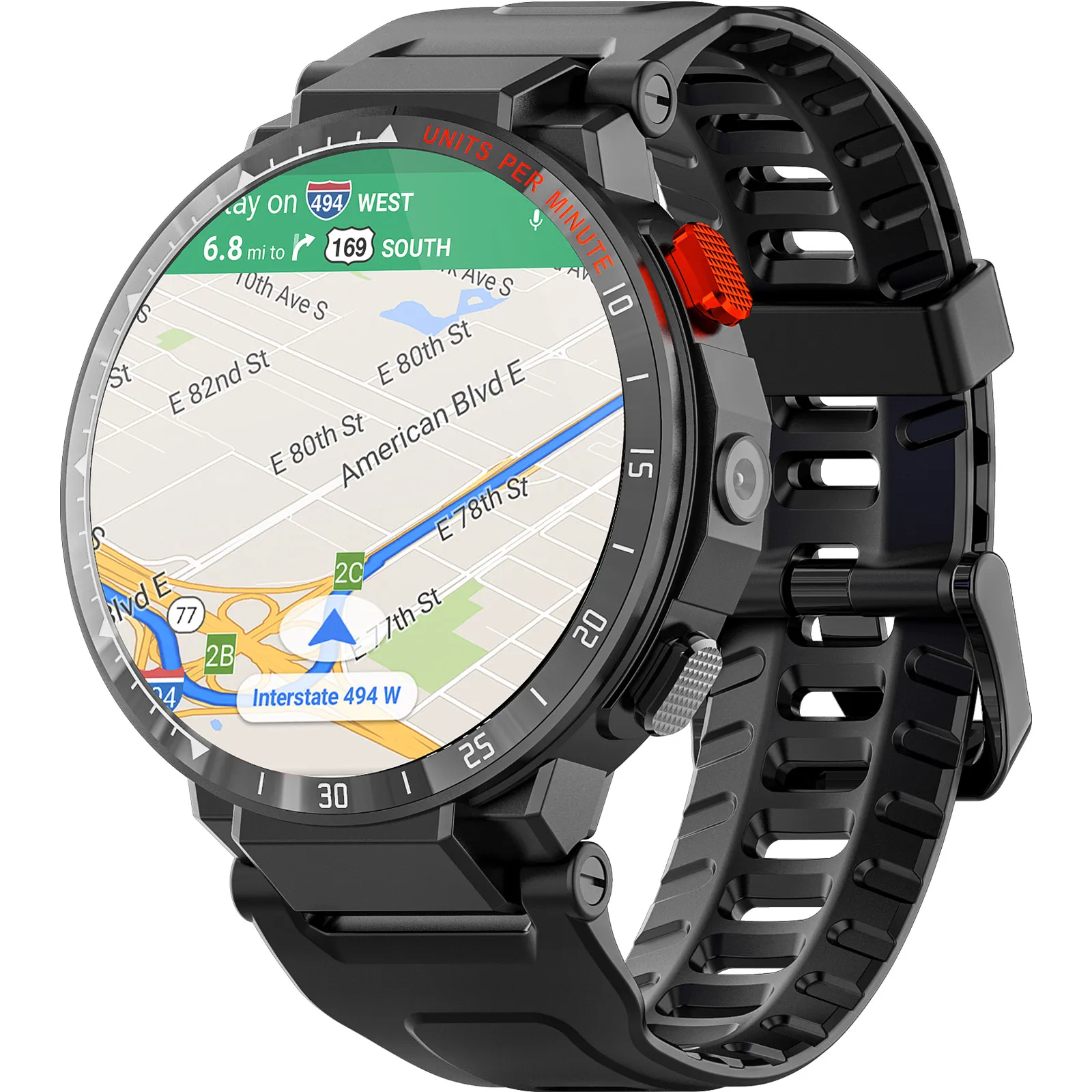 Watchesfactory Smart Watch Z36 Android 7.1 Smart Watch 1GB+16GB 4G GPS Wifi Smart Watch Men Smartwatch with Camera Sim Supported