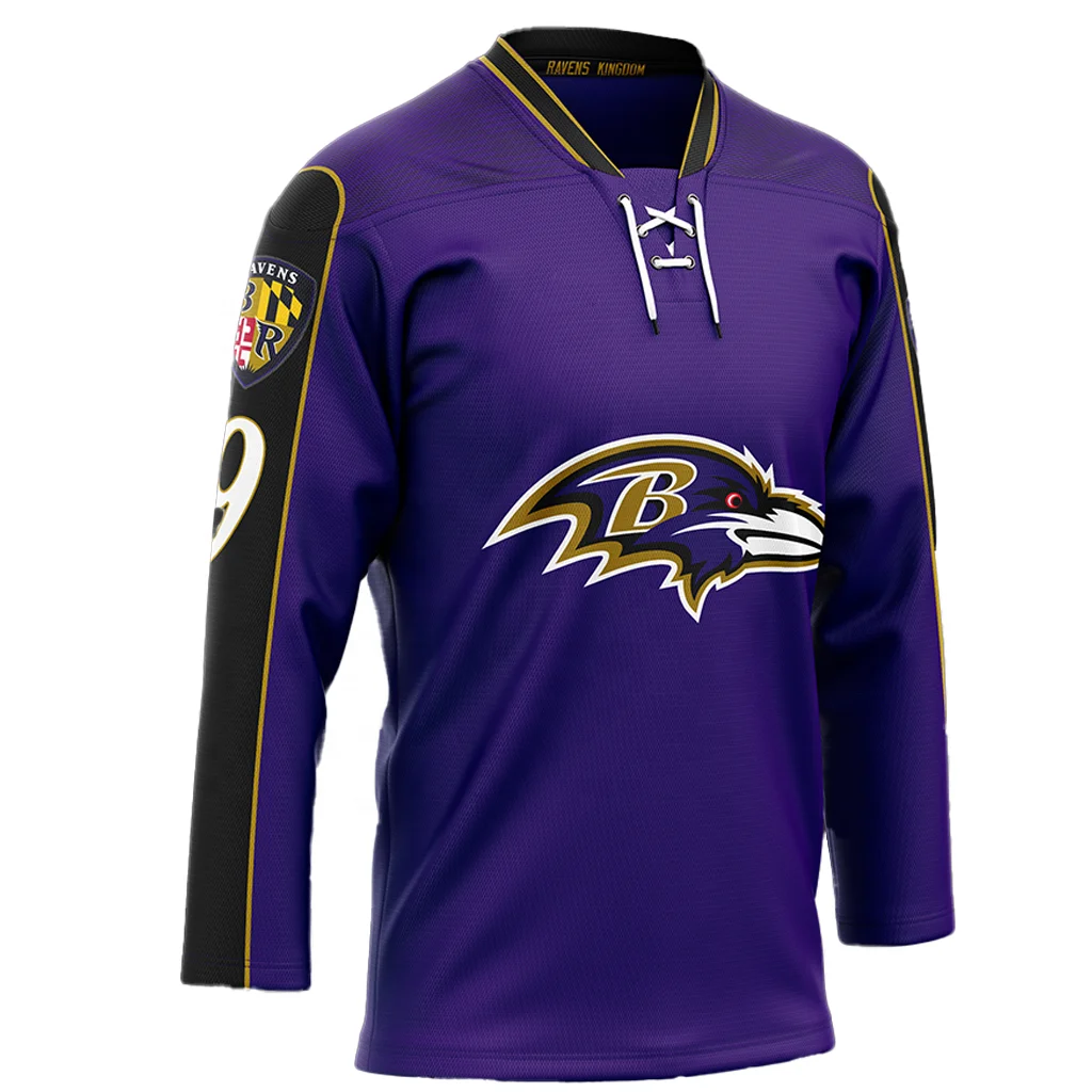 2023 Newest Sublimation Ice Hockey Uniform Ice Hockey Clothing Sublimated Ice Hockey Jerseys