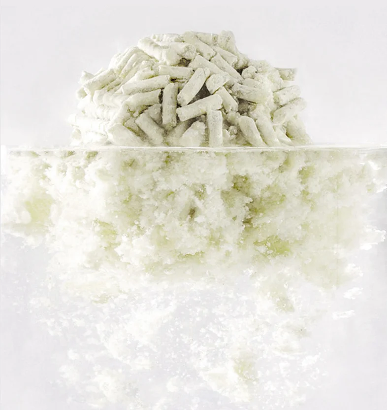 Cat litter manufacturer factory quick clumping can be poured directly into the toilet tofu cat litter
