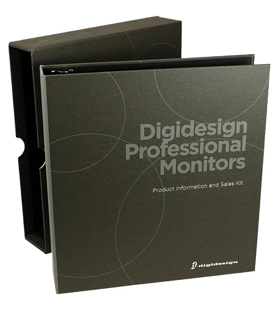 Wholesale Custom Design Casemade Binder With Slipcase And Folder Set