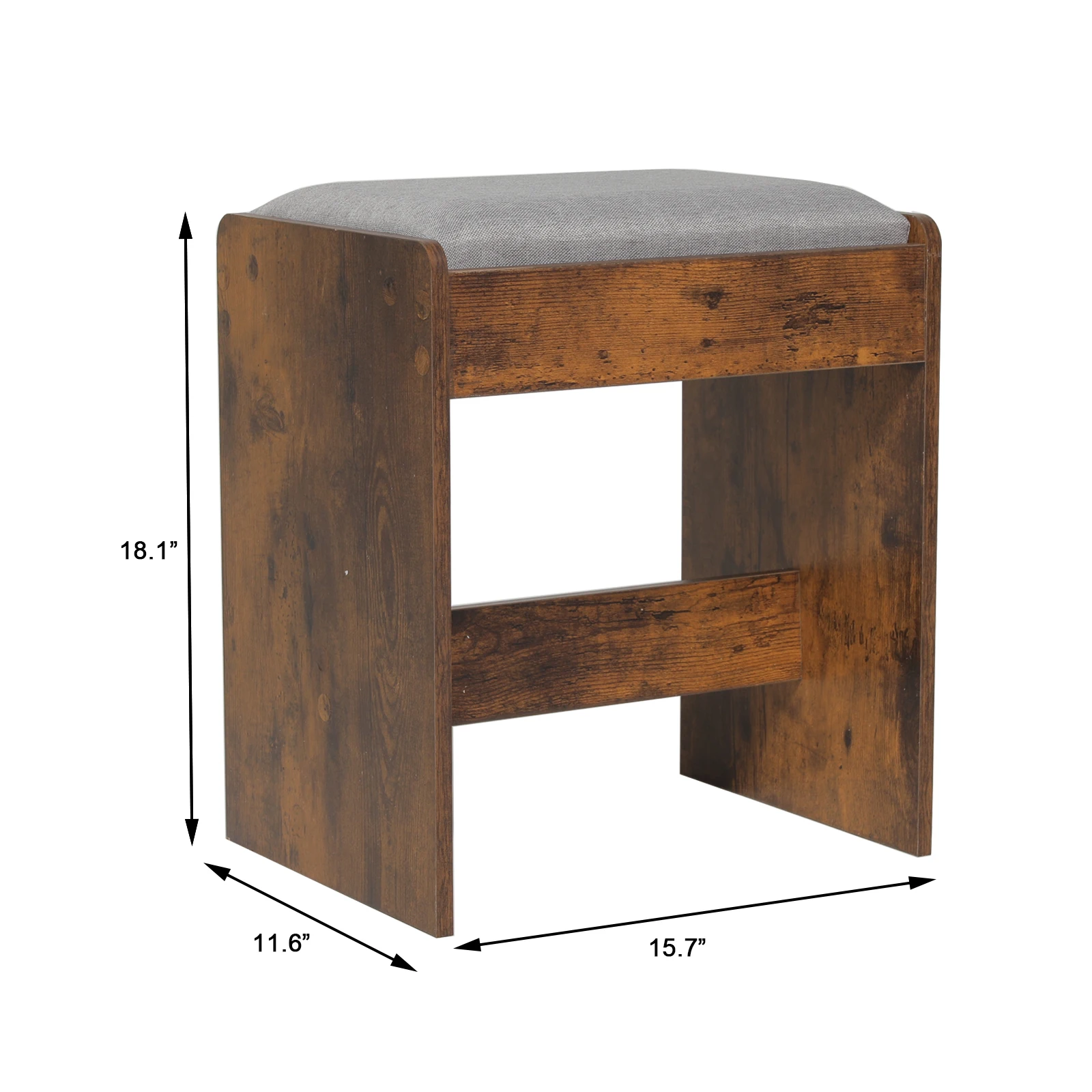 Bedroom Board Bluetooth Mirror Light Blue Furniture Black Wood Dressing Photo Dresser Chair White Brown Makeup Vanity Table Set