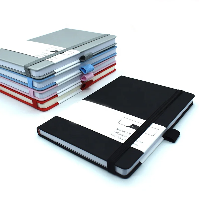 a4 a5 custom wholesale handmade leather journals customized printing soft cover leather notebooks with inner pocket