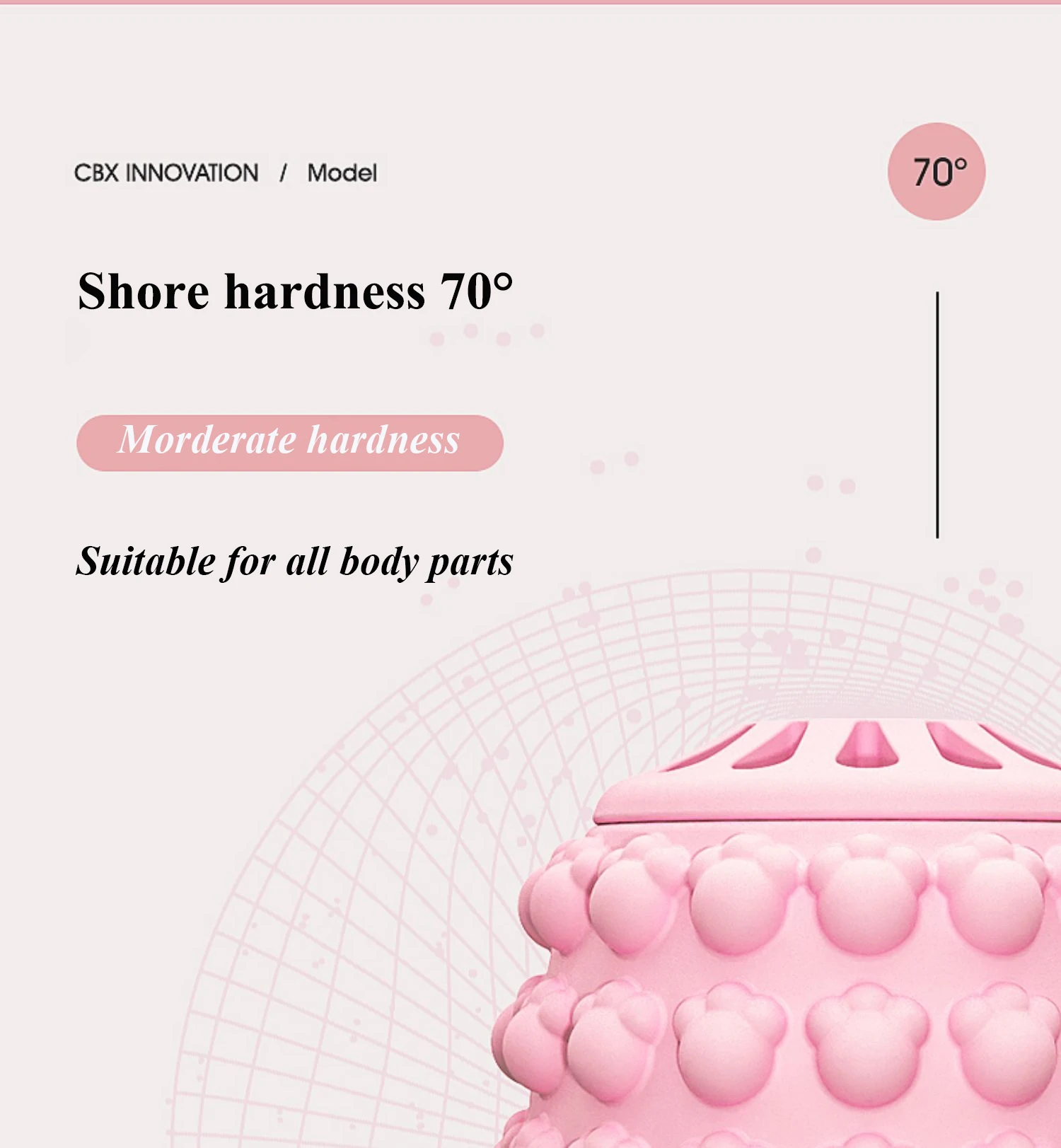 lovely Plastic My Neighbor Totoro shape Yoga Multi-Function  exercise indoor Roller Massager