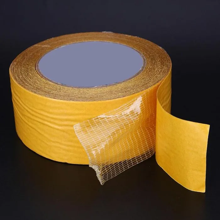 Manufacturer fiberglass mesh tape,super strong yellow pet thin adhesive double sided tape,fiberglass mesh drywall joint tape
