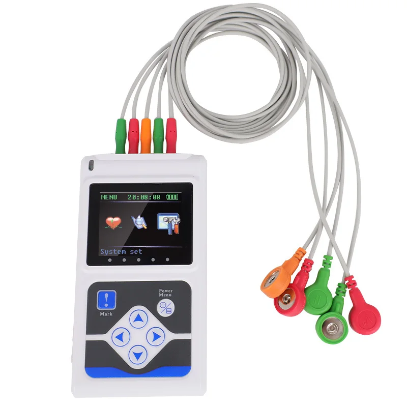 CONTEC TLC9803 ECG 3 Channel Holter ECG System + PC Software 24 Hours Recorder Dynamic 3-lead ECG Systems