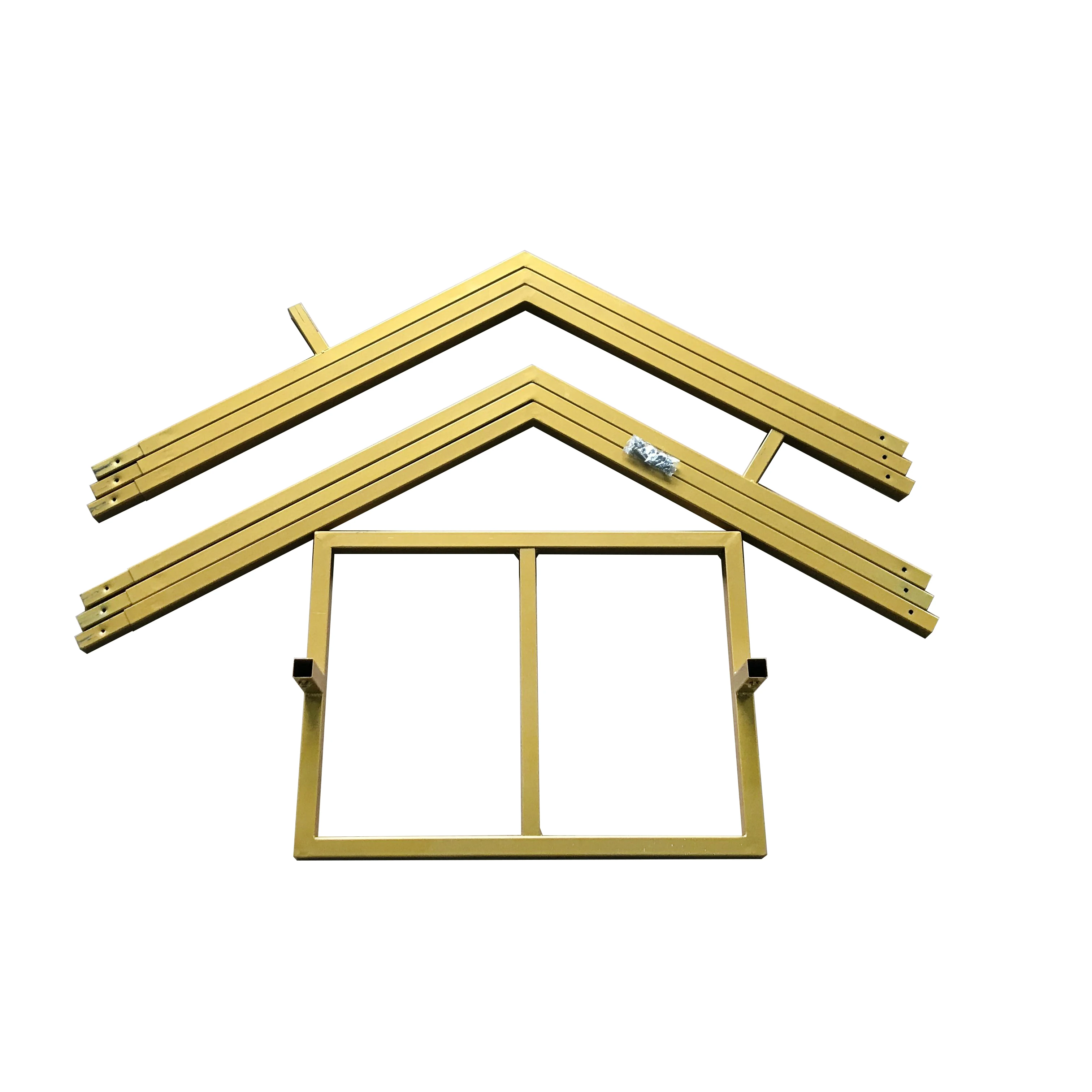 Golden Metal Wedding Arches Garden Home Gate Arch Design Balloon Flower Arch Stand  for sale